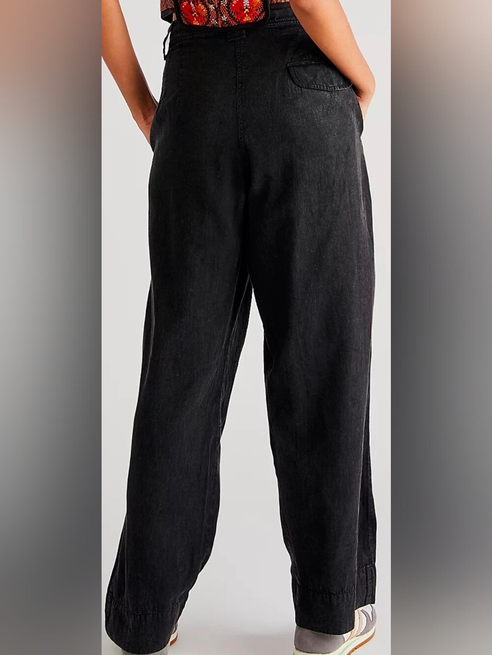 NWT Free People FP One Chance Trousers, Linen & Cotton - Size 0 - Picture 2 of 16